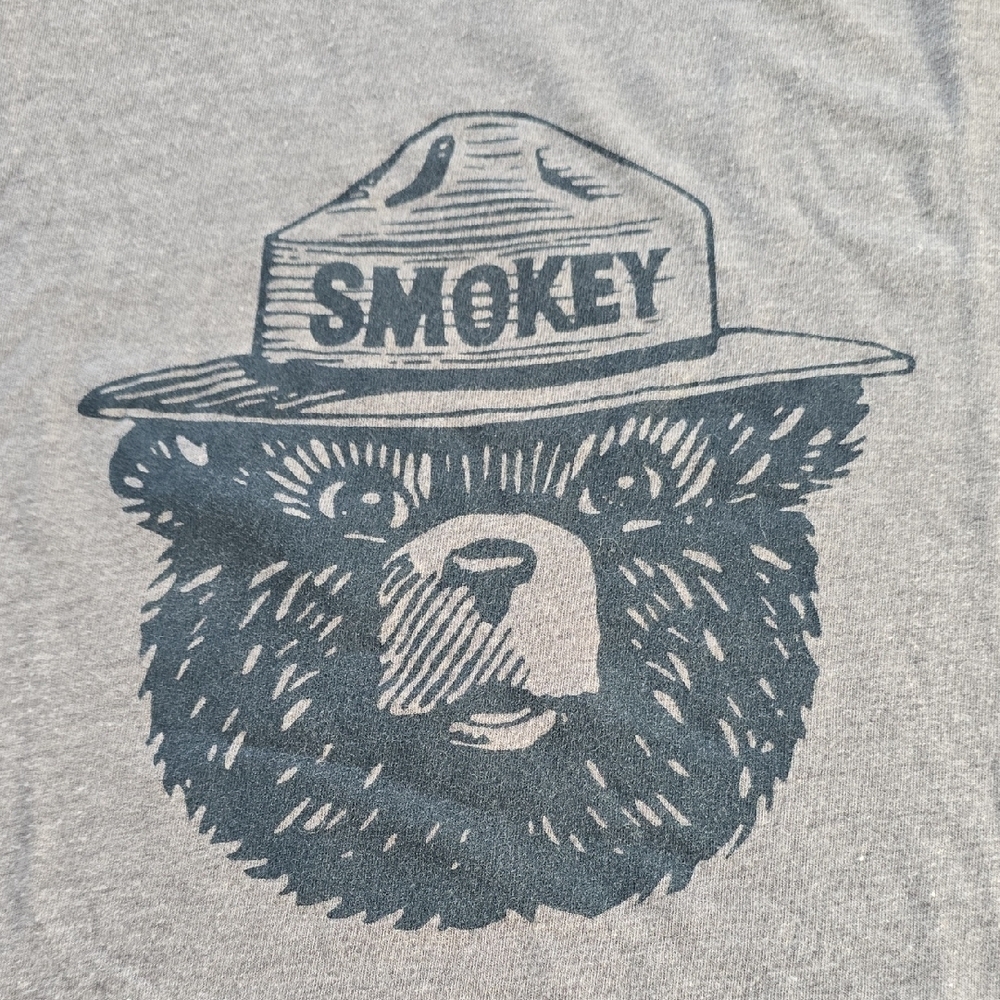 Smokey Bear Graphic Tee - Light Brown